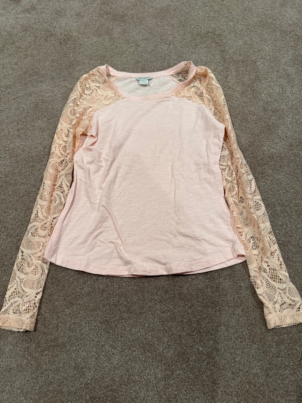Ariat lace sleeves southern belle top
